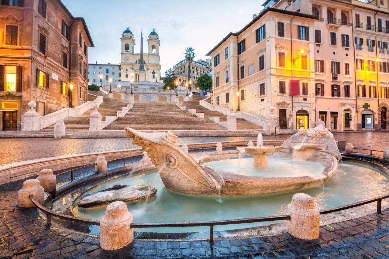 Spanish Steps Rome View Roma Exterior foto