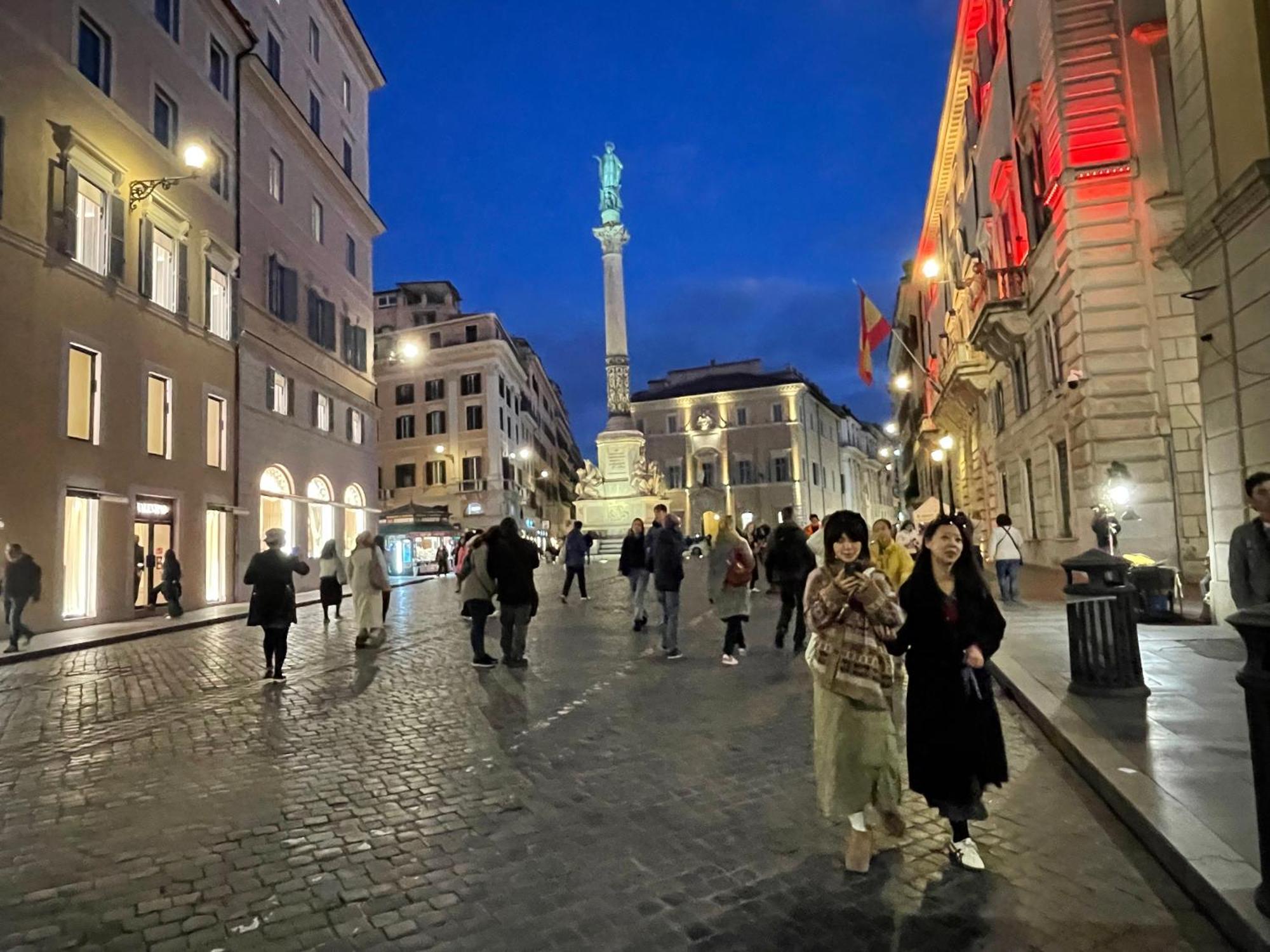 Spanish Steps Rome View Roma Exterior foto