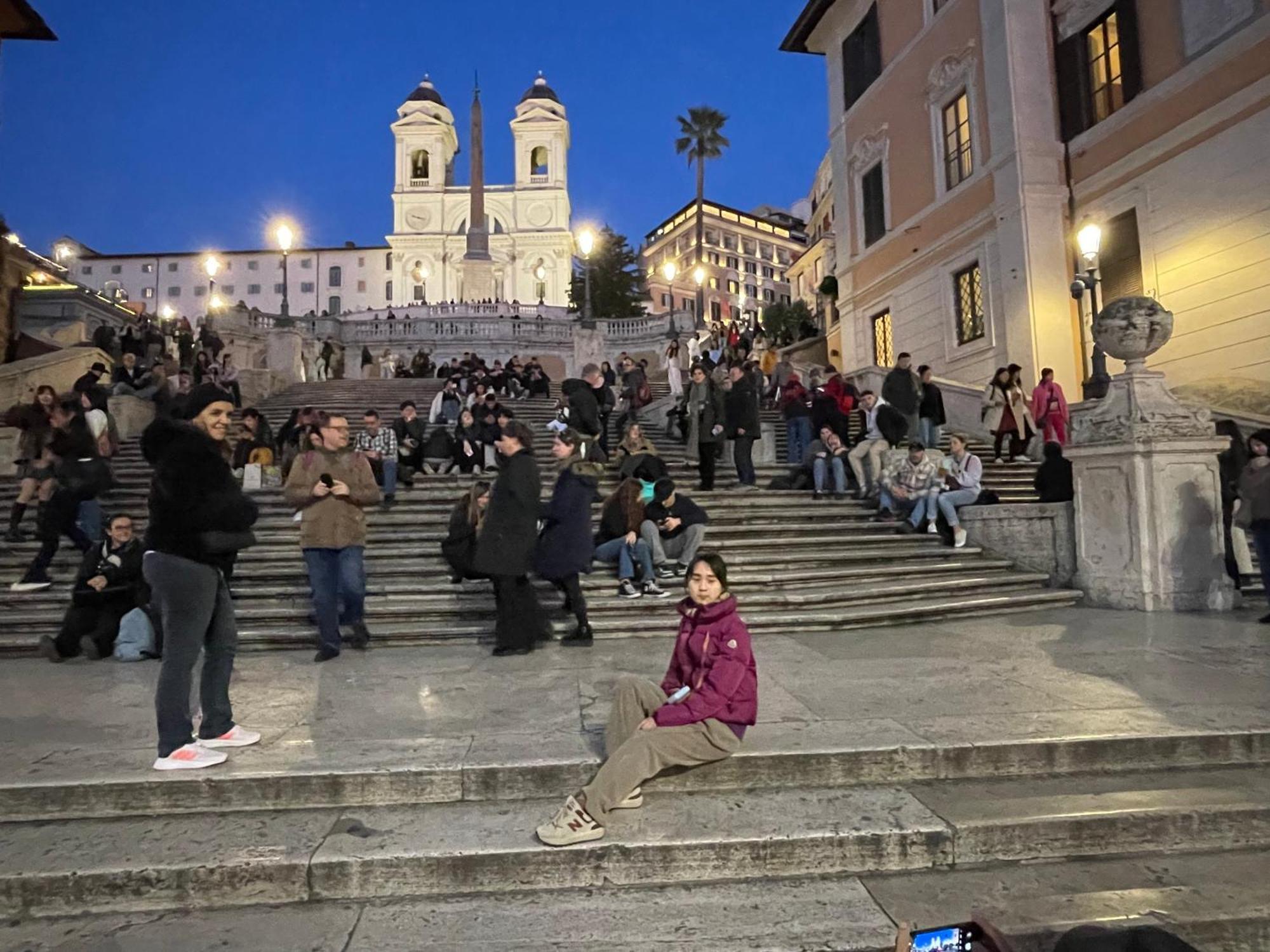 Spanish Steps Rome View Roma Exterior foto